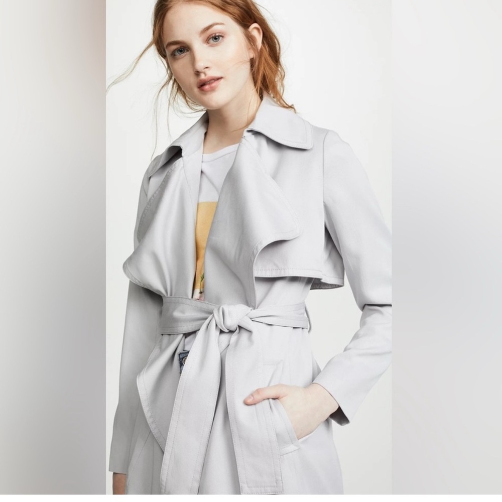 Club Monaco Claudine Trench Coat (Gray)